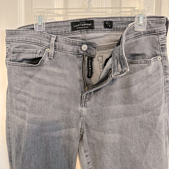 Lucky Brand Ava Super Skinny Gray Jean - Picture 9 of 11